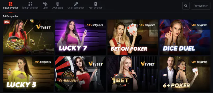 TV oyunları - proqramlaşdırılmış maşınlarla deyil, cəlbedici qızlarla oynayın, üstəlik kazinoda bu cür oyunlar kifayətdir